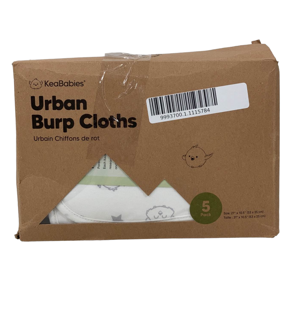 KeaBabies Urban Burp Cloths