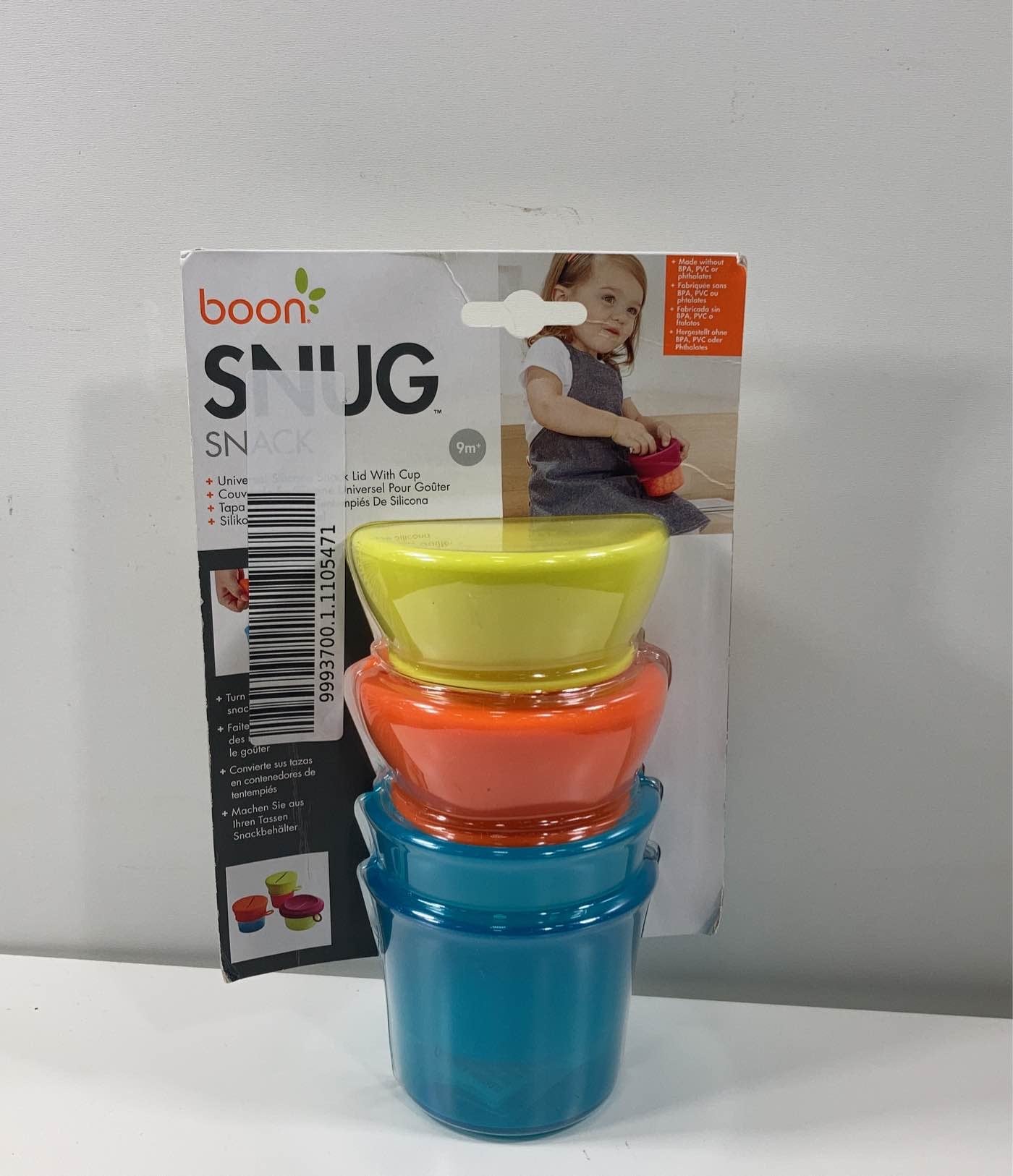 SNUG SNACK Universal Silicone Snack Cup and Lid