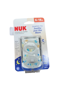 used NUK Orthodontic Pacifiers, 2 Pack, 6-18 Months