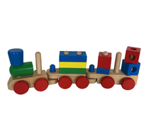 used Melissa & Doug Stacking Train Toddler Toy