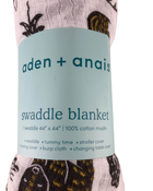 secondhand Aden + Anais Swaddle Blanket, Woodland