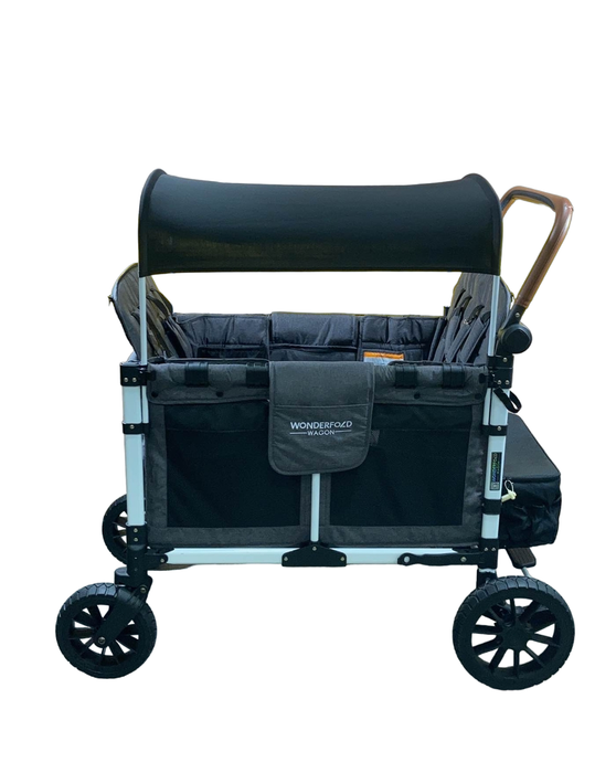 secondhand Wonderfold W4 Multifunctional Quad Stroller Wagon, Volcanic Black, 2021