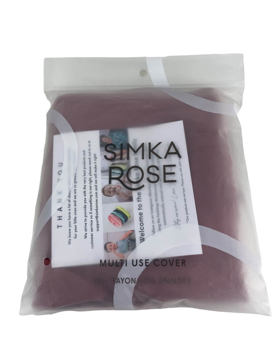Shop Simka Rose Car Seat Canopy Nursing Cover, Mauve at GoodBuy Gear