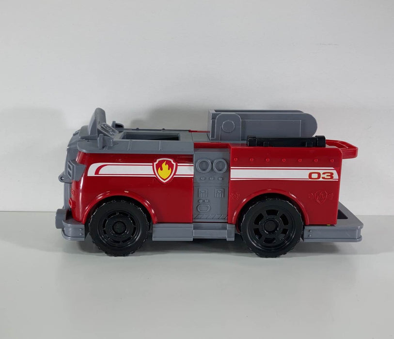 used PAW Patrol Marshall Ride n Rescue Transforming 2-in-1 Playset and Fire Truck