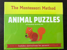 used Sterling The Montessori Method Animal Puzzles