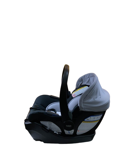 secondhand Britax Willow S Infant Car Seat With Alpine Base, 2023, Glacier Onyx