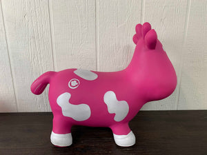 Howdy bouncy deals rubber cow pink