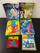 used BUNDLE Coloring Books And Crayons