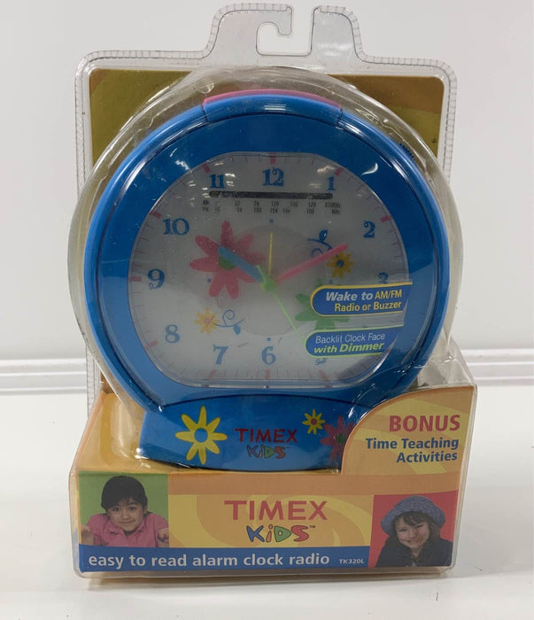 used Timex Kids Easy To Read Alarm Clock And Radio