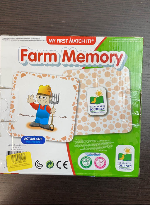 secondhand The Learning Journey My First Match It Game - On The Farm