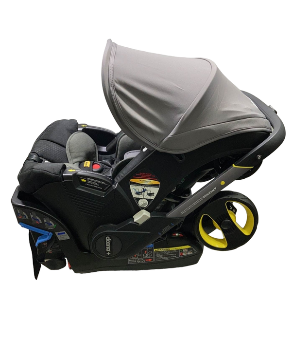 secondhand Doona Infant Car Seat & Stroller Combo, 2022, Grey Hound