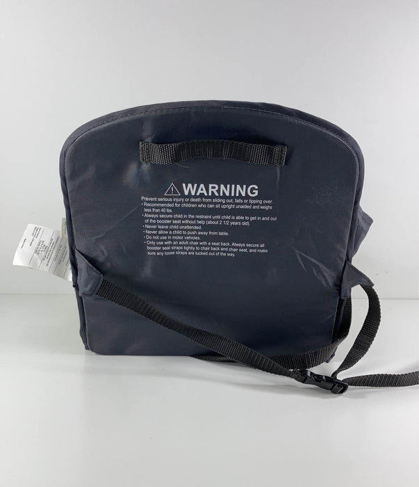 secondhand Brica Fold 'n Go Travel Booster Seat, - grey & green