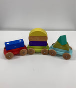 used Tegu Magnetic Shapes Train