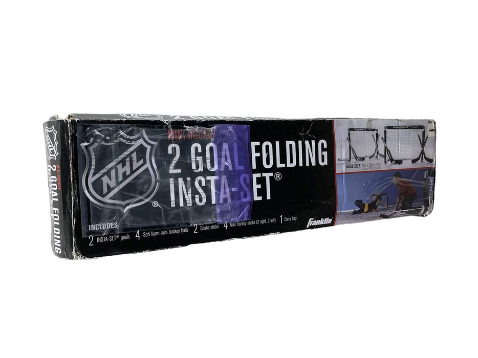 secondhand Franklin Sports NHL Mini Hockey Goat Set