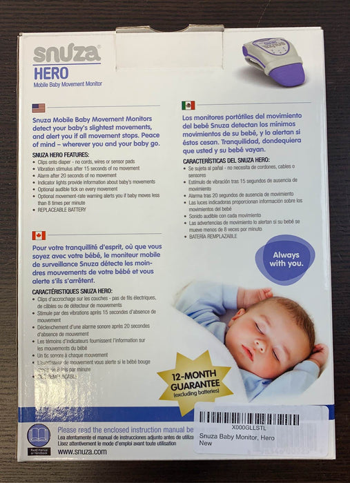 secondhand Snuza Hero Baby Movement Monitor