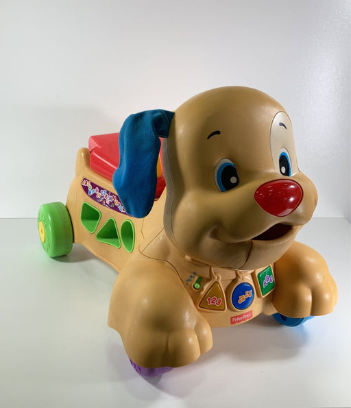 secondhand Fisher Price Laugh And Learn Stride-To-Ride Puppy