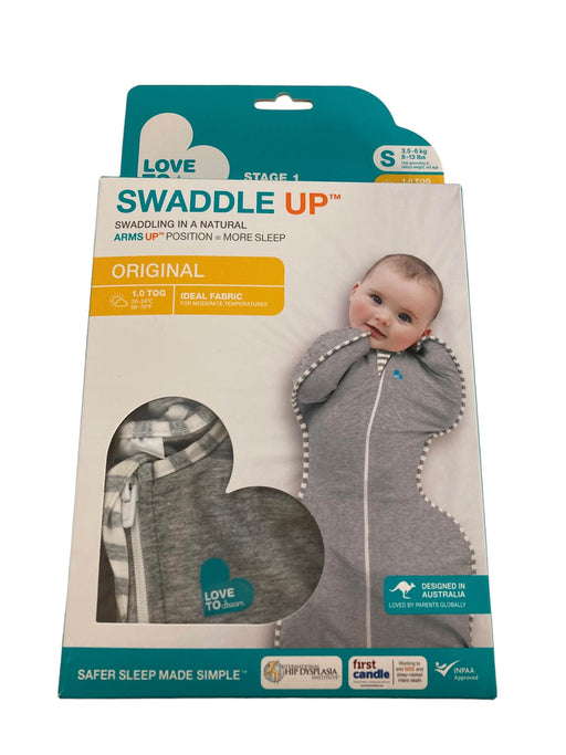 used Love To Dream Swaddle UP Original 1.0 Sleep Sack, Small, Gray