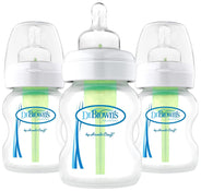 used Dr. Brown's Options+ Anti Colic Wide Neck Bottles, 3-Pack, 5oz