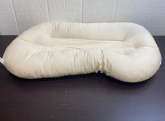 Shop Snuggle Me Organic Sensory Infant Lounger, Natural with Bluebell Cover at GoodBuy Gear