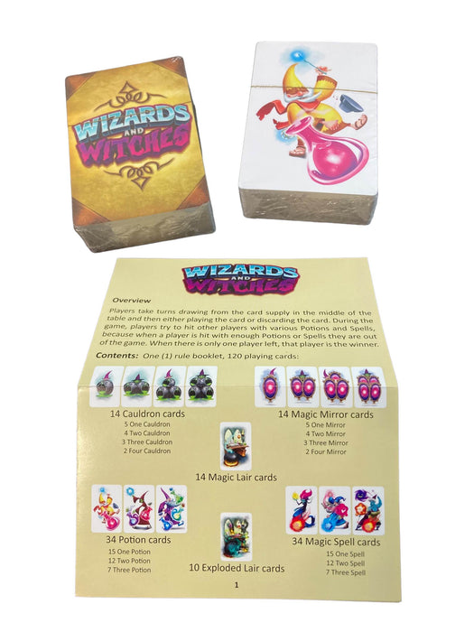 secondhand Toresh Wizards & Witches Card Game