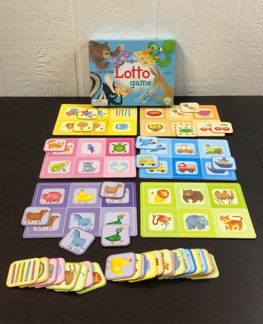 secondhand Eeboo Preschool Lotto Game