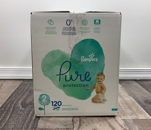 secondhand Pampers Pure Protection Diapers Size 2, 120 Count