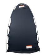 secondhand SlumberPod 3.0 Sleep Canopy with Fan, Black with Gray Accents