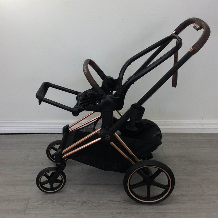 secondhand Cybex Priam Stroller Frame With Waterproof Cover And Car seat Adapters