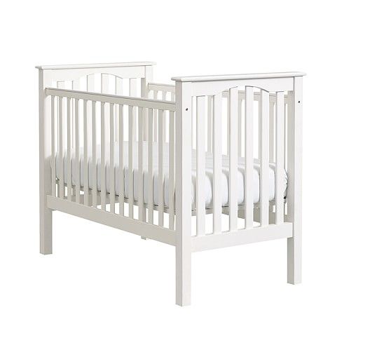 Pottery Barn Kids Kendall Crib, With Toddler Bed Conversion Kit and Mattress