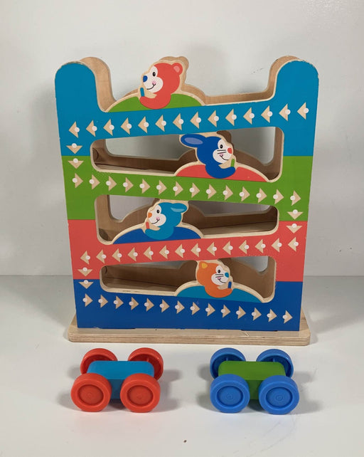 used Melissa & Doug Roll And Ring Ramp Tower