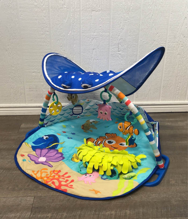 used Disney Baby Finding Nemo Mr. Ray Ocean Lights Activity Gym