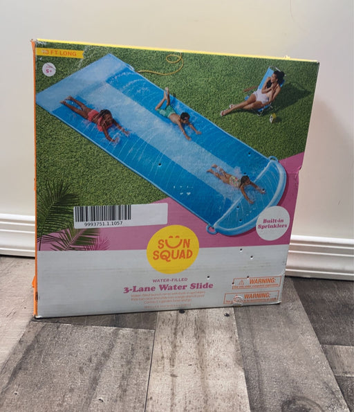 used Sun Squad Triple Lane Water Slide