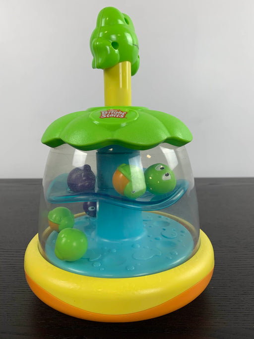 used Bright Starts Press n Spin Frog Lilly Pad