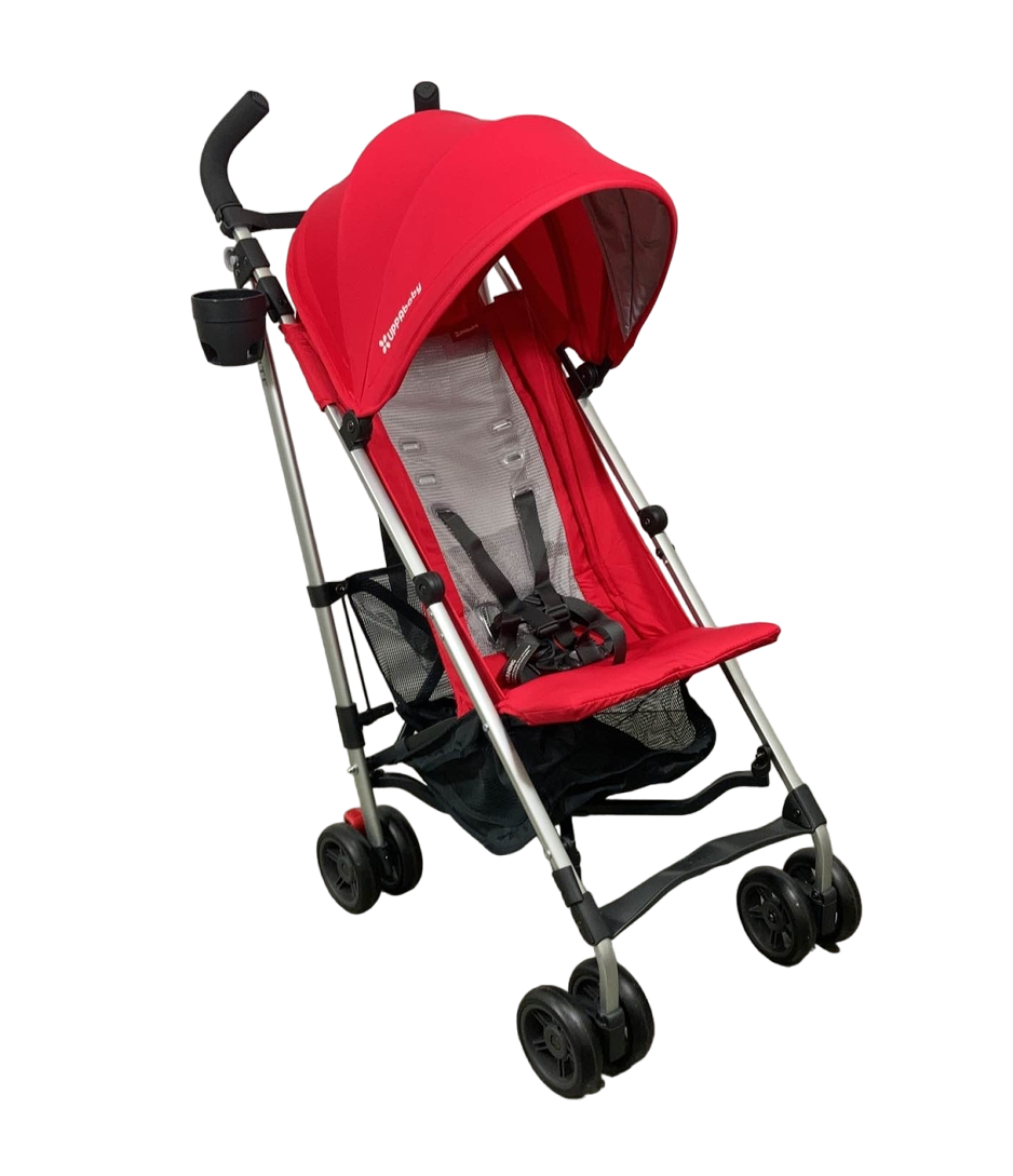 2018 uppababy g-lite stroller UPPAbaby G-LITE Stroller, 2021, Denny (Red)