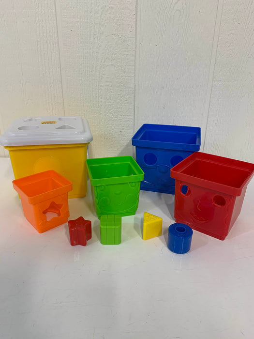 used Melissa & Doug K’s Kids Stacking Blocks