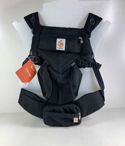 used Ergobaby Omni 360 Cool Air Mesh Baby Carrier, Onyx Black