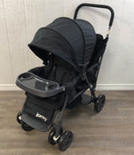 used Joovy Caboose Too Graphite Sit Stand Double Stroller, 2020, Black