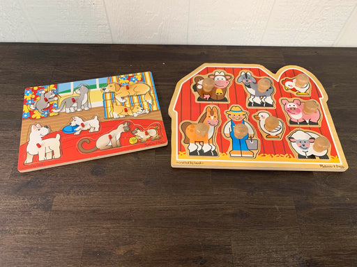 used Melissa & Doug Puzzle Bundle