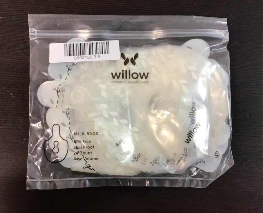 used Willow Spill-Proof Breast Milk Bags 24-Count