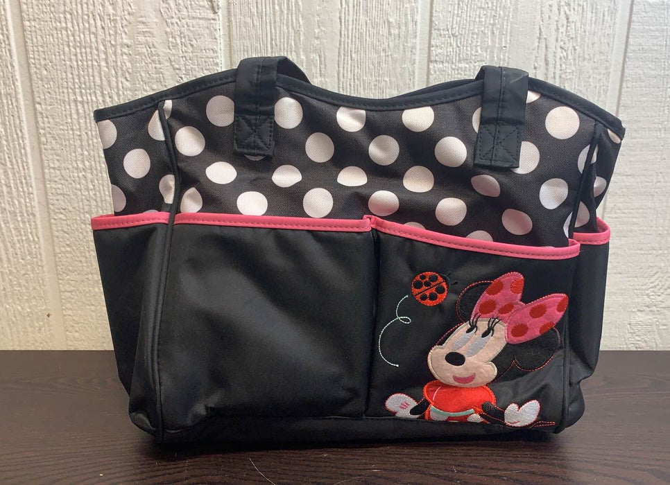 used Disney Baby 5 Piece Diaper Bag Tote