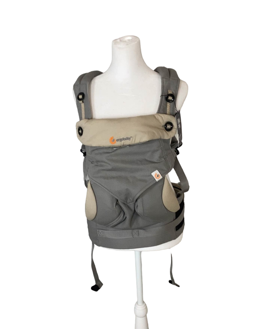 used Ergobaby Omni 360 Cotton Baby Carrier, Pearl Grey