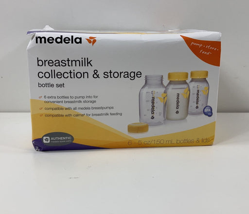 used Medela Breastmilk Bottle Set