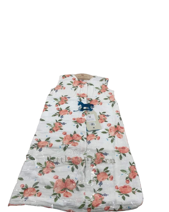 Shop Little Unicorn Cotton Muslin Sleep Bag, Medium, Regular, Watercolor Roses at GoodBuy Gear