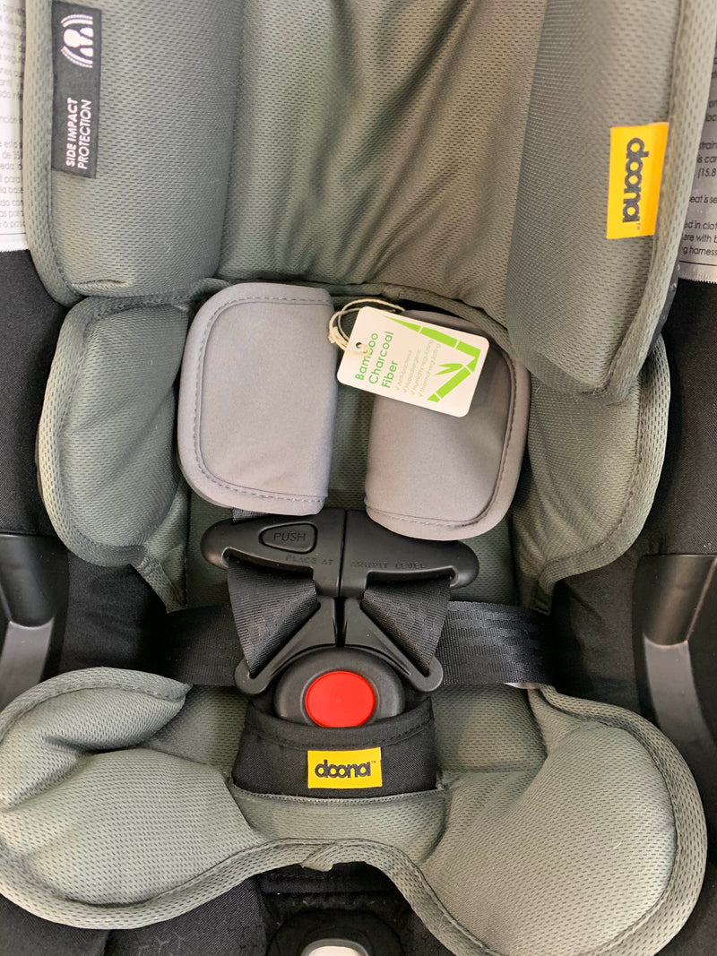 Doona Infant Car Seat & Stroller Combo, 2019, Greyhound