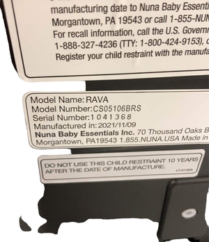 Nuna car seat recall hot sale