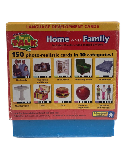 secondhand Educational Insights GeoSafari Smart Talk Language Development Cards, Home and Family