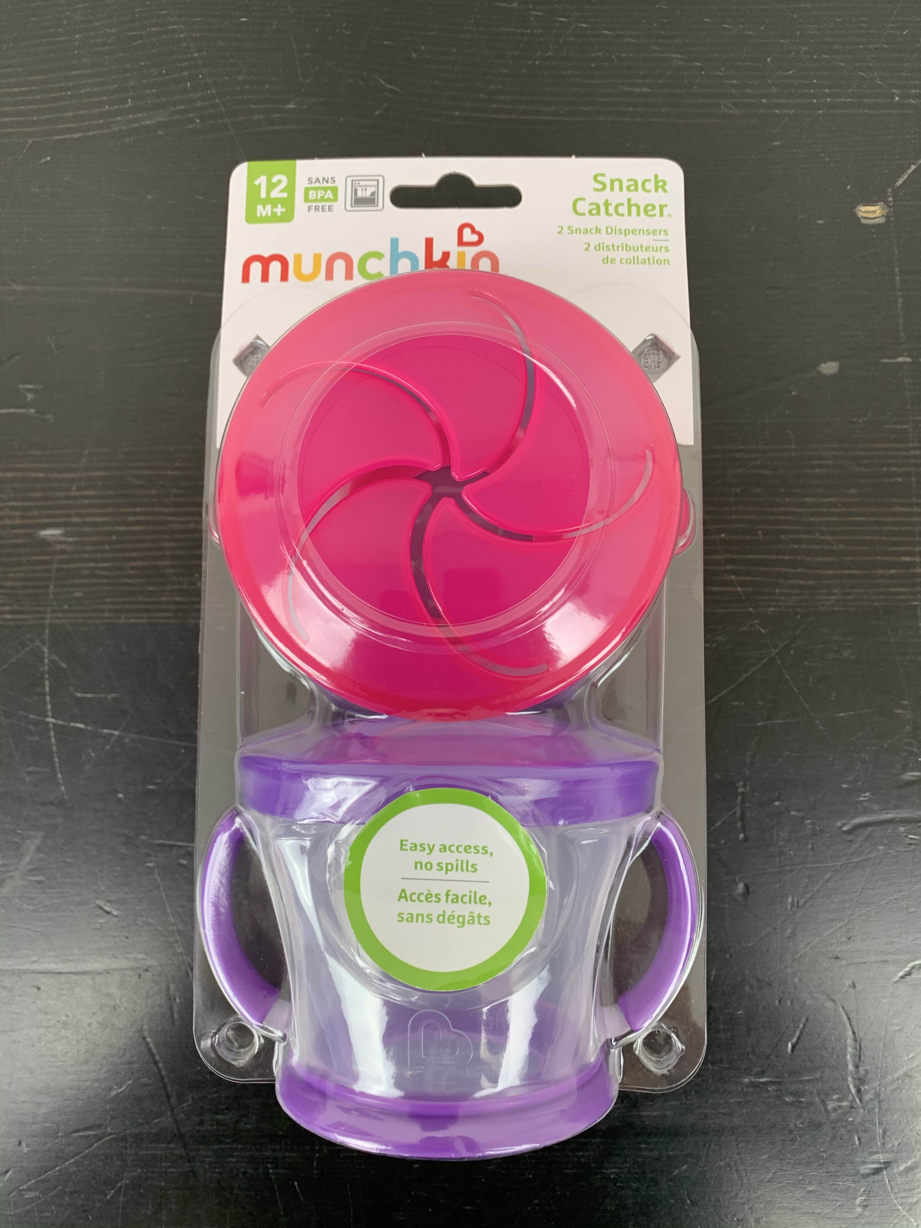 Munchkin® Snack Catcher® Snack Containers - Pink/Purple, 2 pk - Gerbes  Super Markets