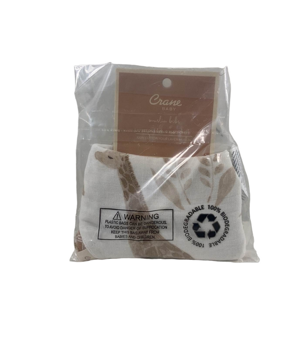 Shop Crane Baby Muslin 3 Piece Bib Set, Kendi at GoodBuy Gear