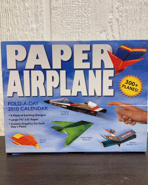 used Paper Airplane Fold-A-Day Calendar, 2010