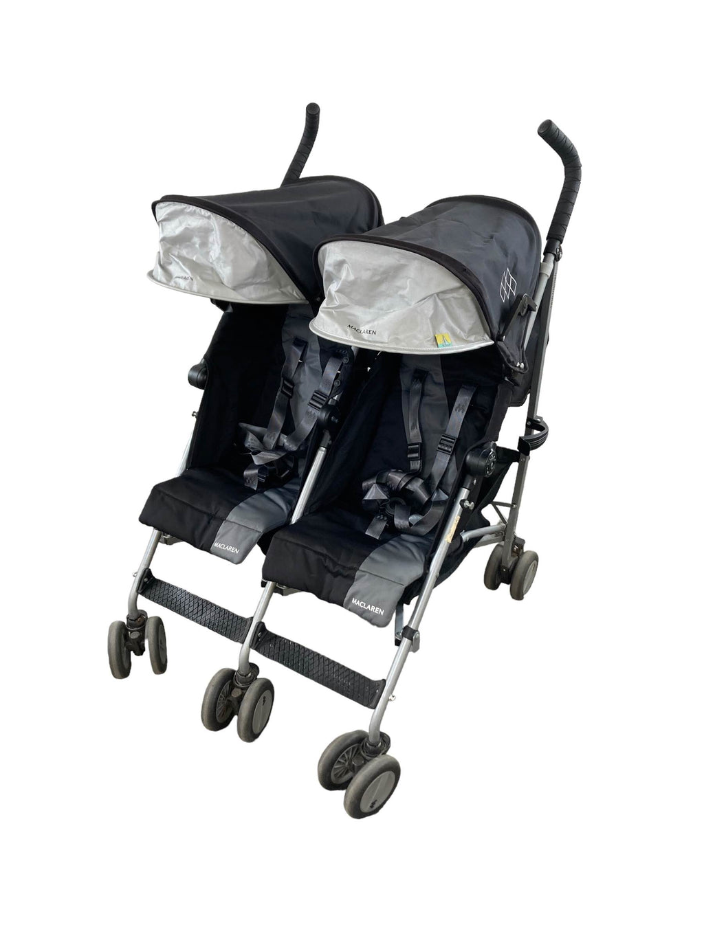 maclaren double stroller width MacLaren Twin Triumph Stroller, 2012, Black/Charcoal
